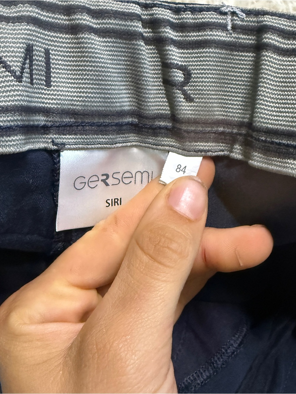 Women’s Size 30L Navy Gersemi Full Seat Horseback Riding Breeches. Good Cond. - Picture 6 of 6